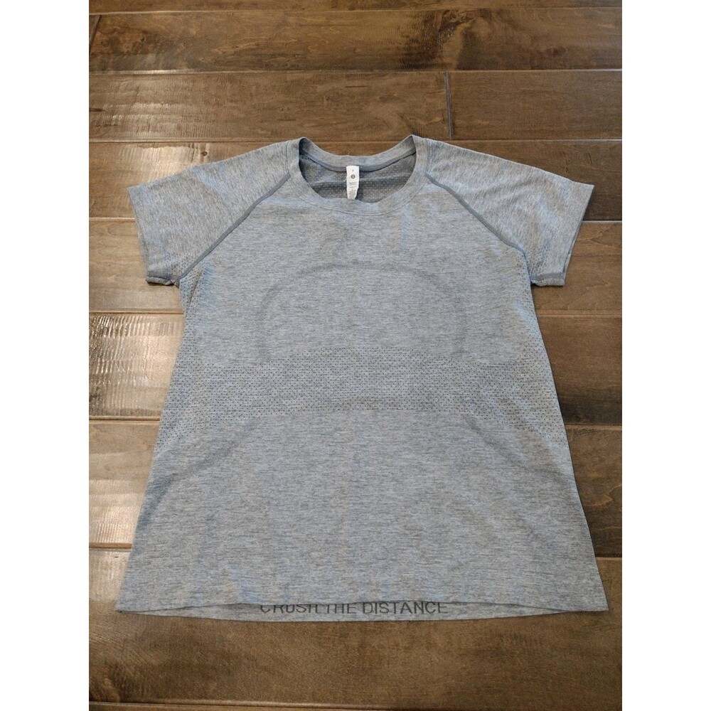 LULULEMON Women's EUC Swiftly Tech gray short-sleeve top - size 8